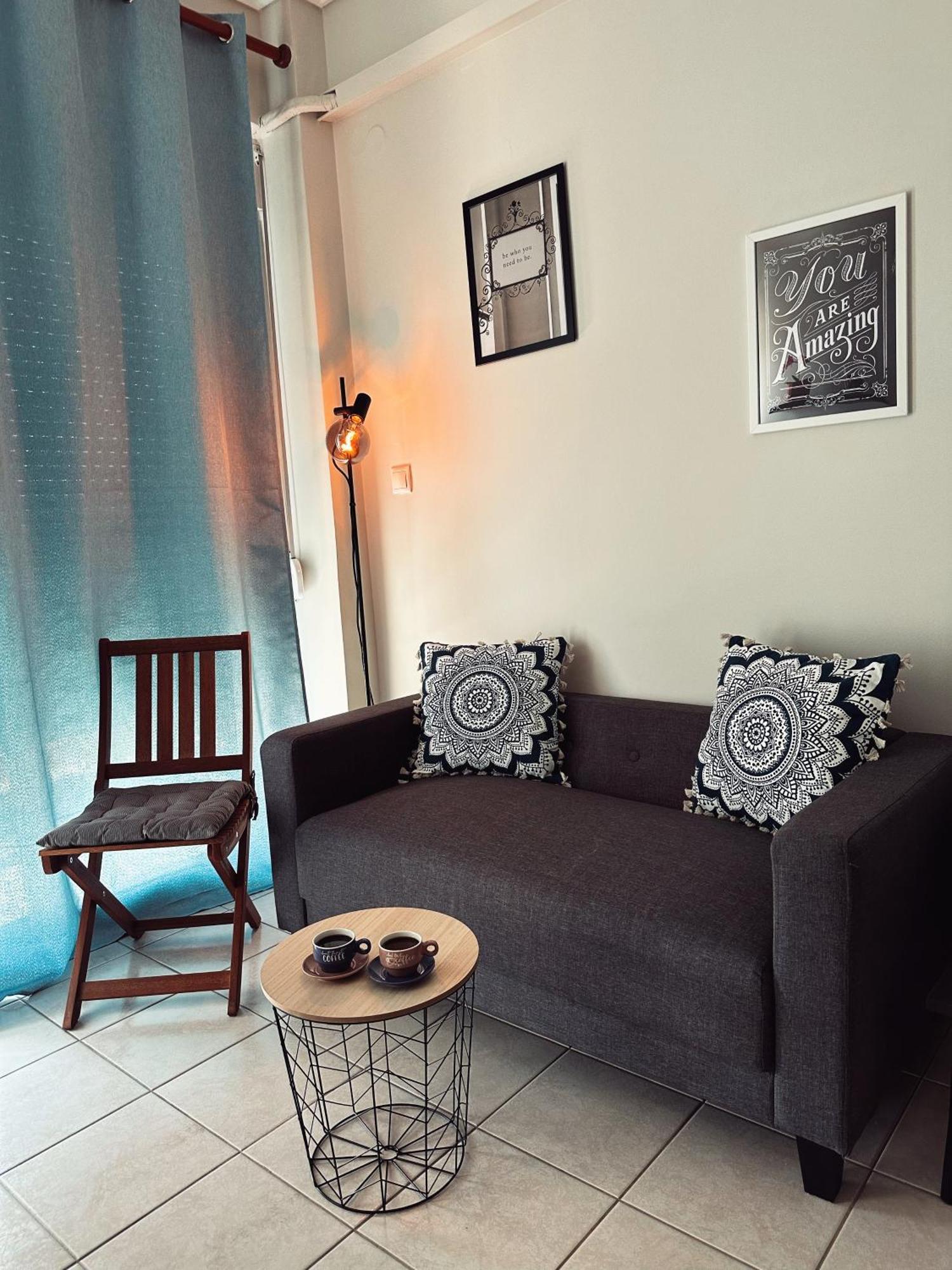 Homely Flat Near Airport Thessaloníki Eksteriør billede